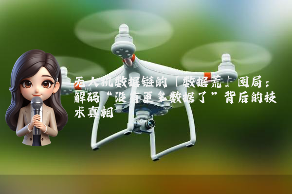 无人机数据链的「数据荒」困局：解码“没有更多数据了”背后的技术真相